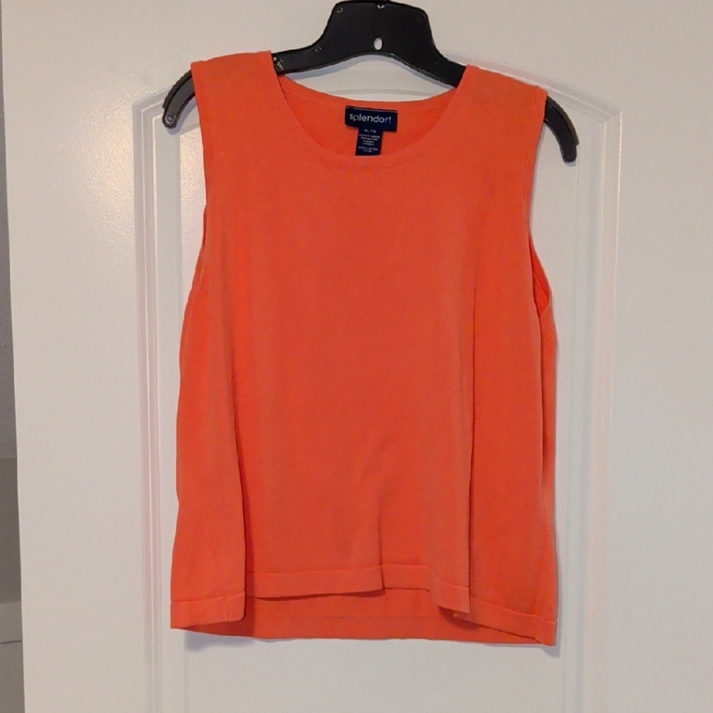 Vibrant Orange Women's Tank Top